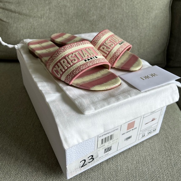 Dior Shoes - (SOLD) Dior Dway Slides (New w/o tags)